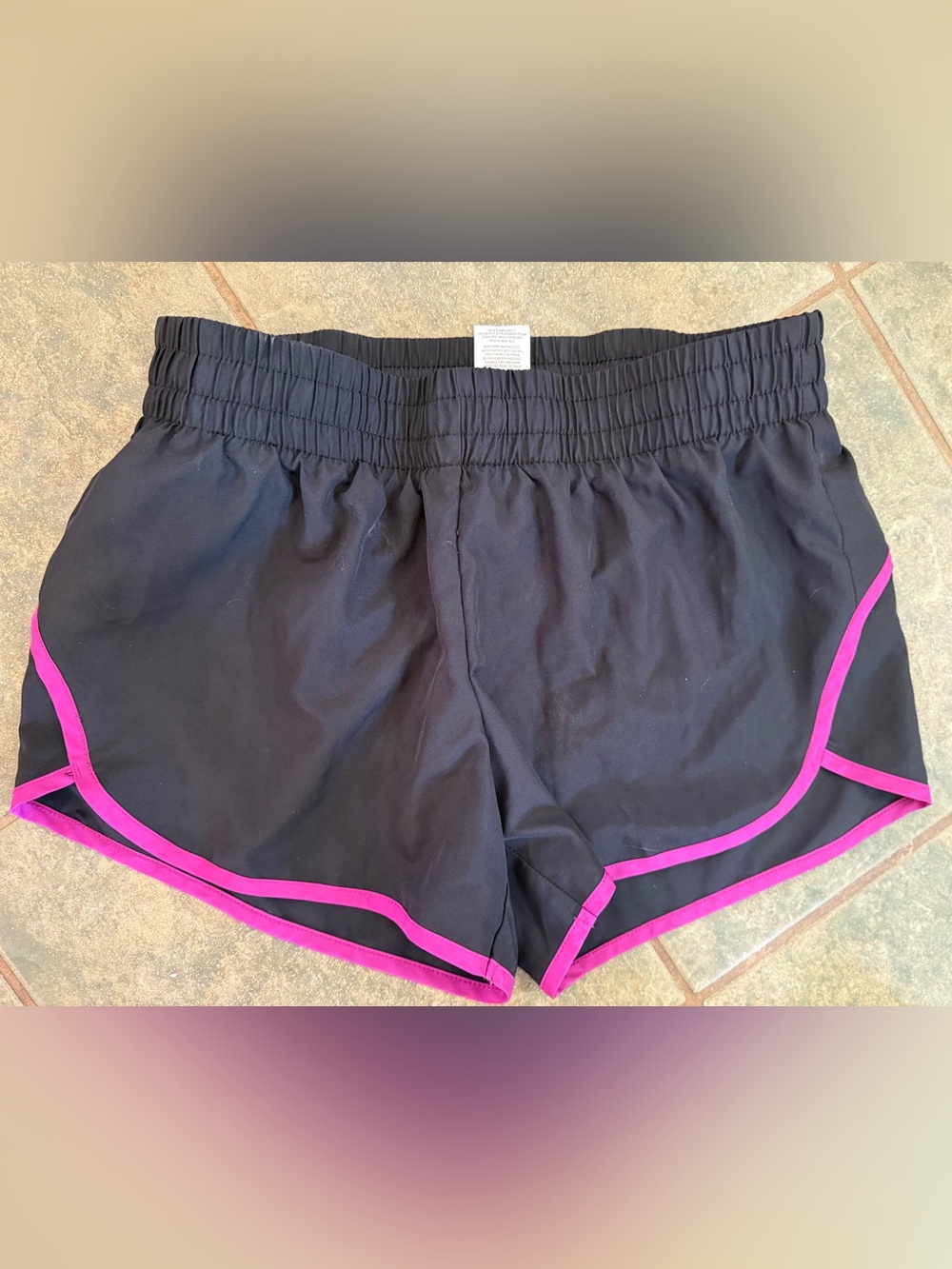 🎀3/$25🎀 Athletic Works Black Women's Athletic Shorts with Pink Trim